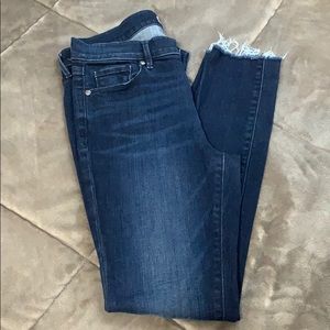 Loft - Dark Wash Skinny Jeans - Size 6